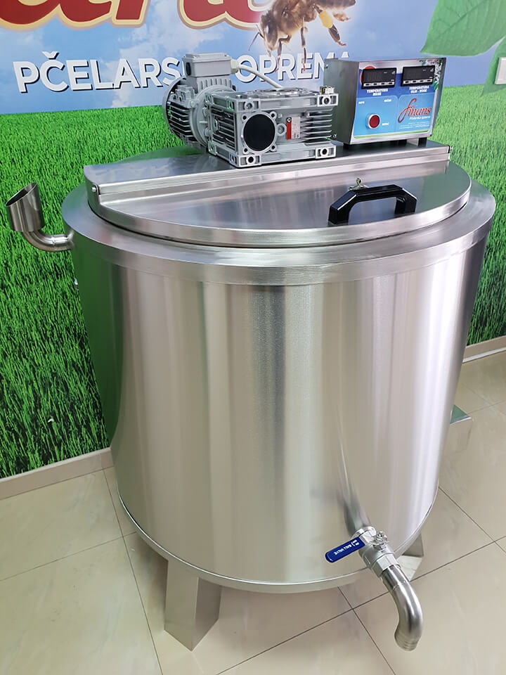 Duplikator za vosak 250 l - Troslojni - Inox - 1